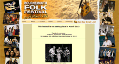 Desktop Screenshot of bournemouthfolkfestival.co.uk